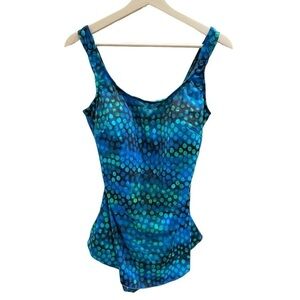 MAXINE One Piece Minimizer Swimsuit Size 10